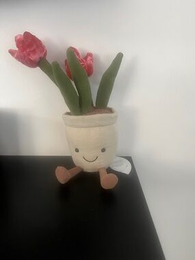 Jellycat amuseable tulip (retired) Character with Tag
